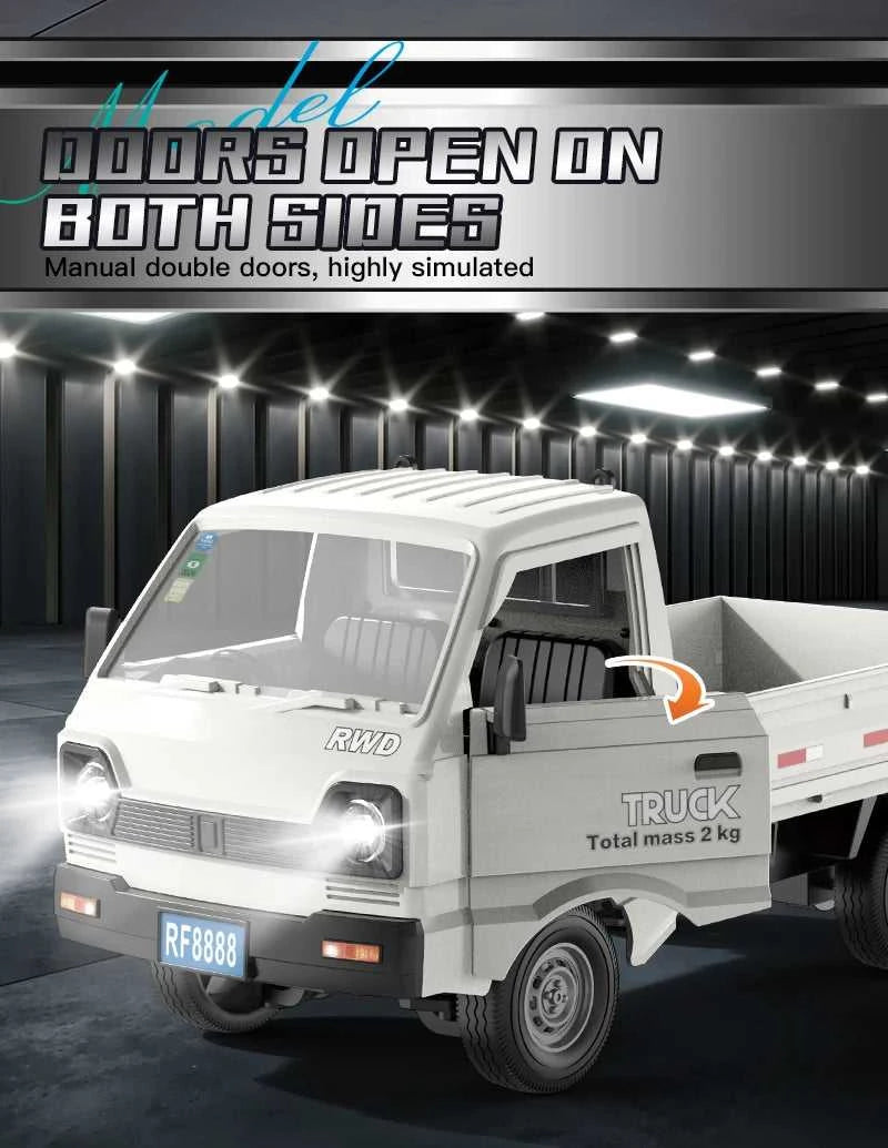RC Truck 1:16 2.4GHZ RC Car Simulation Drift Climbing Truck With Spray and LED Lights RC Electric Truck Model Boy's Toys Gifts The jack market .AU The jack market .AU Little Wonders $ 82 14:193#A Blue car