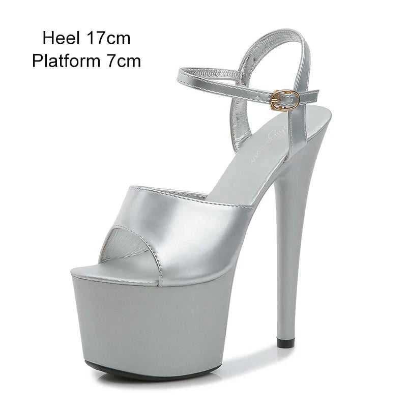 2022 Stripper Pole Dance Shoes High Heels Women Sexy Show Shoes Party Club 13 15 17CM Sandals Platform High-heeled Shoes Wedding The jack market .AU The jack market .AU Step Up Your Style: Trendy Shoes for Every Occasion! $ 94 14:366#Blue leopard;200000124:3434
