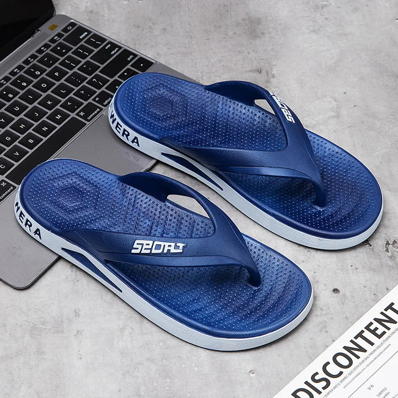 Wholesale Men's Flip Flops Non-Slip Beach Slippers - Outdoor Sandals Breathable Fashion Summer for Men