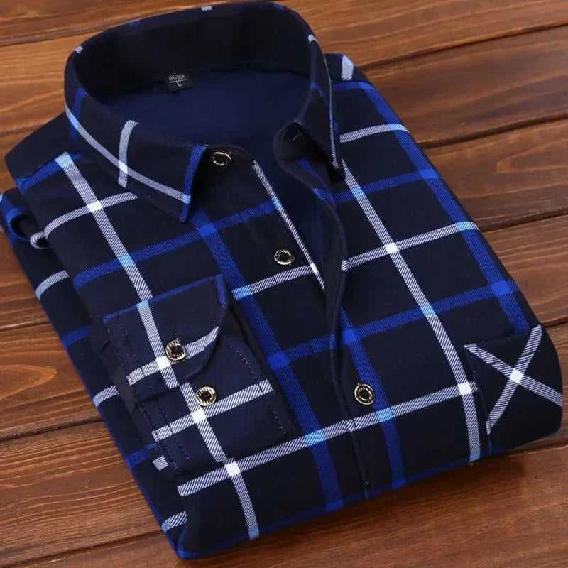 High Quality Men's Clothing 2026 Men Long Sleeve Thick Warm Shirt Tops Fashion Men Print Handsome Versatile Shirts Formal Shirts The jack market .AU The jack market .AU Men Fashion $ 43 14:771#6F HB622;5:4183#3XL(80-90KG)