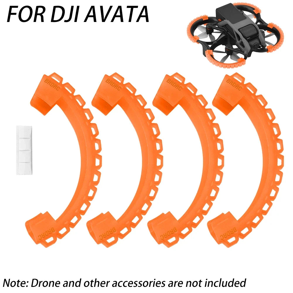 BRDRC Propeller Guard For DJI Avata Drone Protector Bumper Rings Propeller Anti-drop Lightweight Protection Cover Accessory