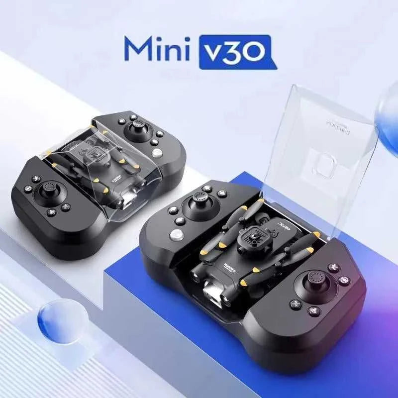 V30 Mini Drone 4DRC with Camera HD 4K 1080P FPV RC Drones Profesional Five-sided Obstacle Avoidance Helicopter Drone Toy The jack market .AU The jack market .AU Drones $ 85 14:10#Black-1B