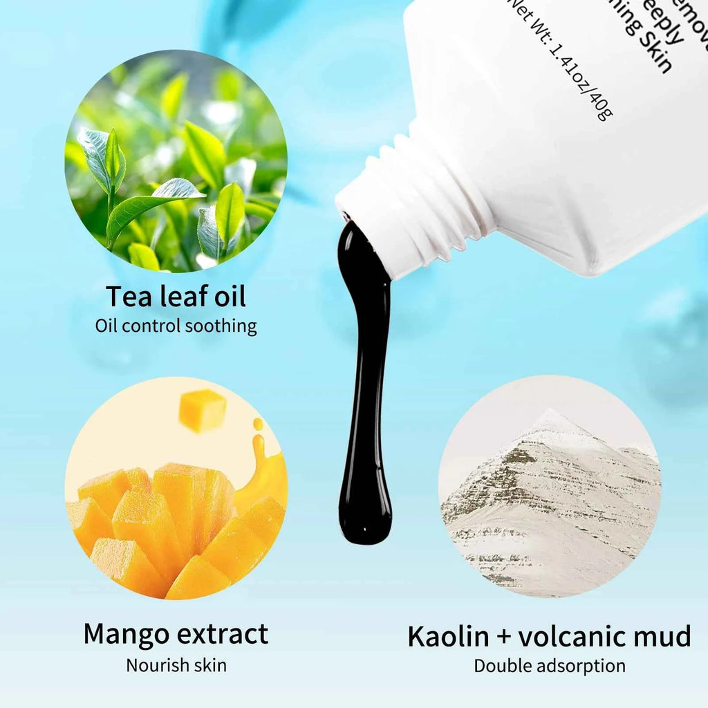 Mango Pore Cleansing Peel-Off Mask - Oil-Control, Blackhead Remover, Skin Brightening Treatment