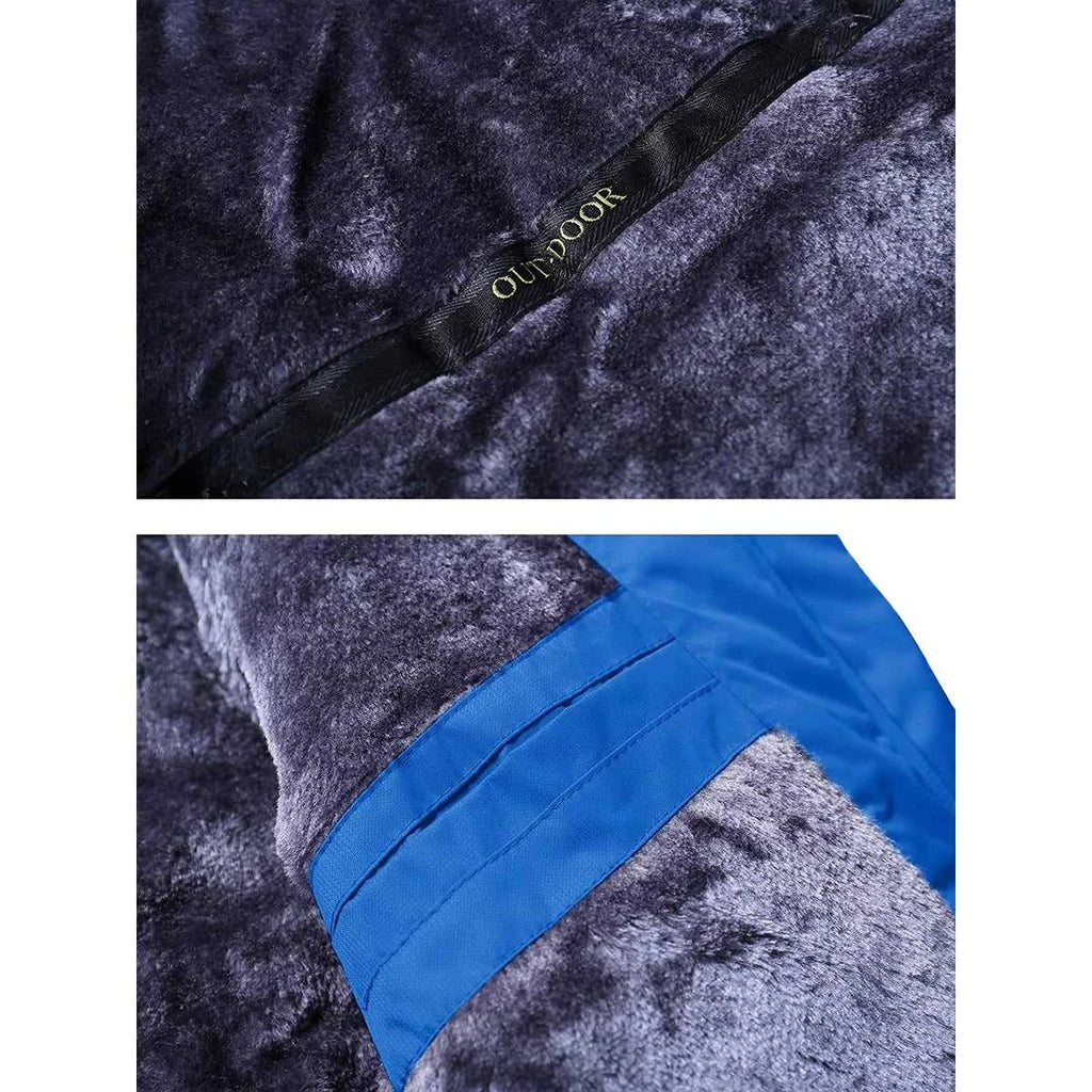 TACVASEN Men's Waterproof Ski Jacket Fleece Lining Warmth Parka Winter Snow Working Outdoors Hooded Coat Rain Shell Windbreaker The jack market .AU The jack market .AU Men Fashion $ 76 14:771#Blue;5:361385#CN 4XL (US L)