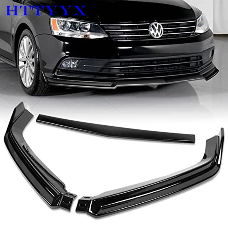 Car Front Bumper Splitter Lip Diffuser Body Kit Spoiler Guard Fit for Volkswagen JETTA 2015 2016 2017 2018