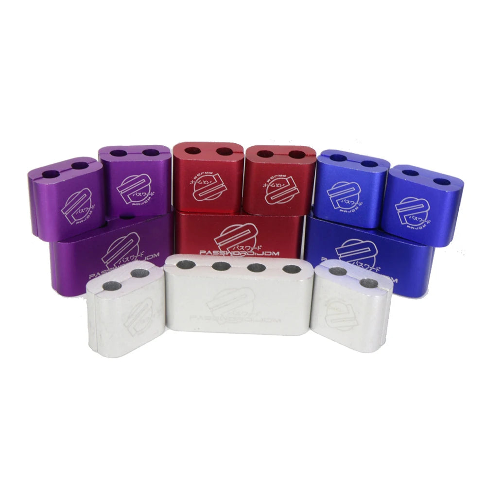 Spark plug Electrical JDM aluminum alloy wire Clamp Separator Line Ignition Cable Clip for automobile decoration universal