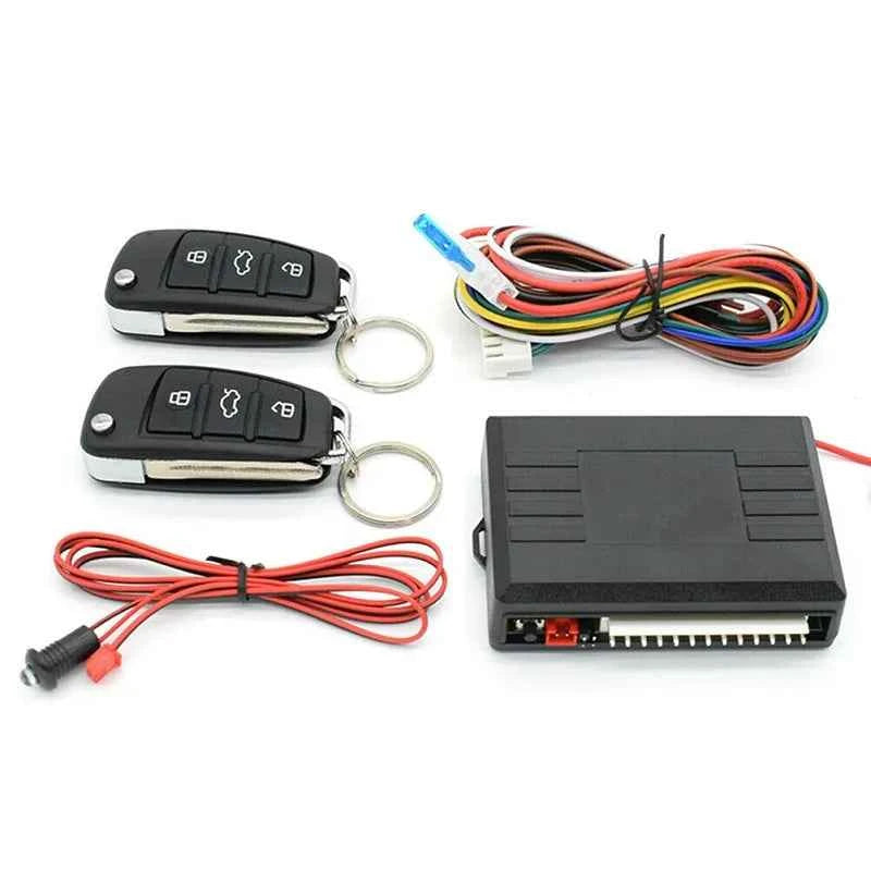 Universal 12V Car 3-button Remote Control Lock Kit Keyless Entry Car Alarm System Central Locking With Auto Remote Central Kit
