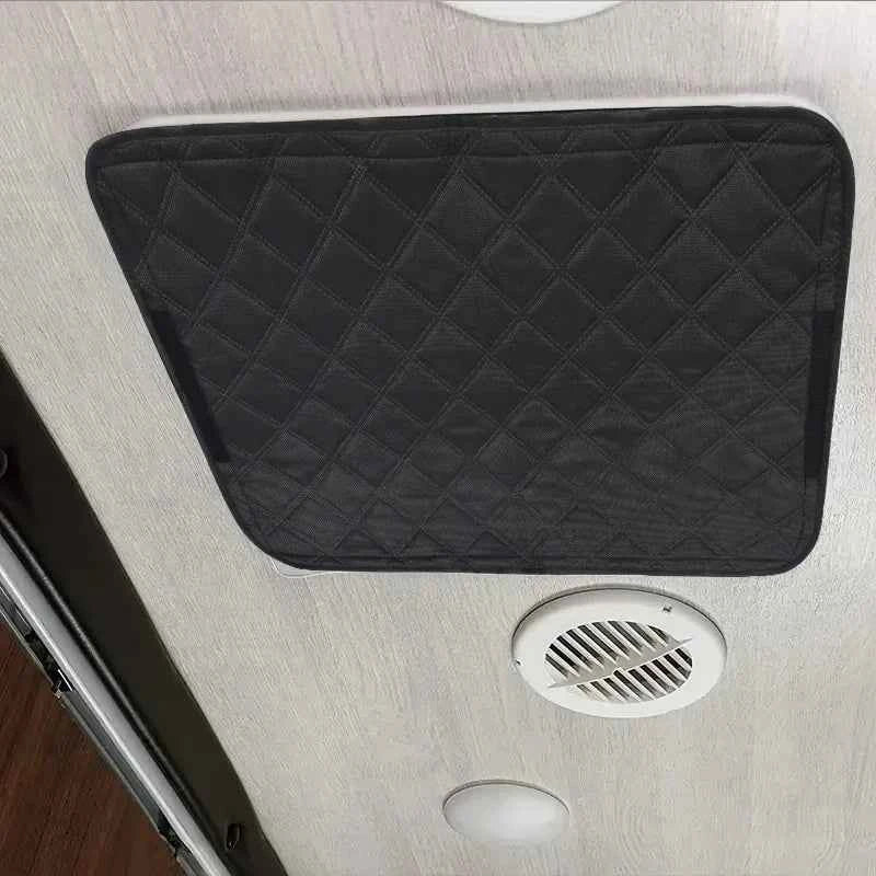 1set Caravan Vent Cover Foldable Insulating Shade Roof Ventilation Heat Reflection 40.64cm for Campers Trailers Camper Motorhome