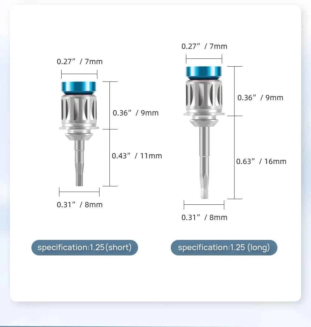 AZDENT Dental Implant Torque Wrench Kit - 16 Precision Drivers & 1 Autoclavable Wrench for Seamless Dental Procedures