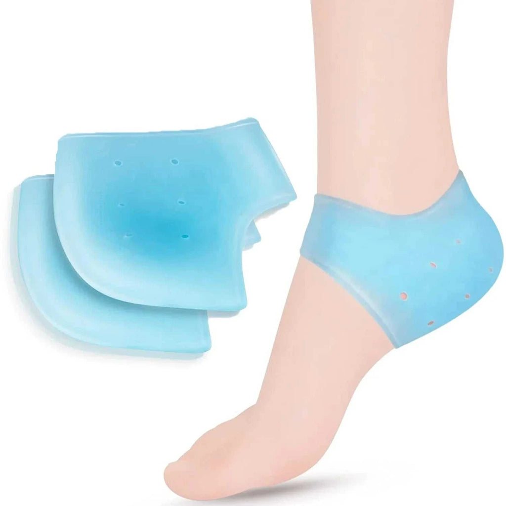 Gel Silicone Skin-Softening Silicone Heel Protectors Heel Cups Spurs Cracked Heel Sleeve Socks Feet Care Skin Repair Cushion New The jack market .AU The jack market .AU Step Up Your Style: Trendy Shoes for Every Occasion! $ 49 14:350853#No holes-Blue