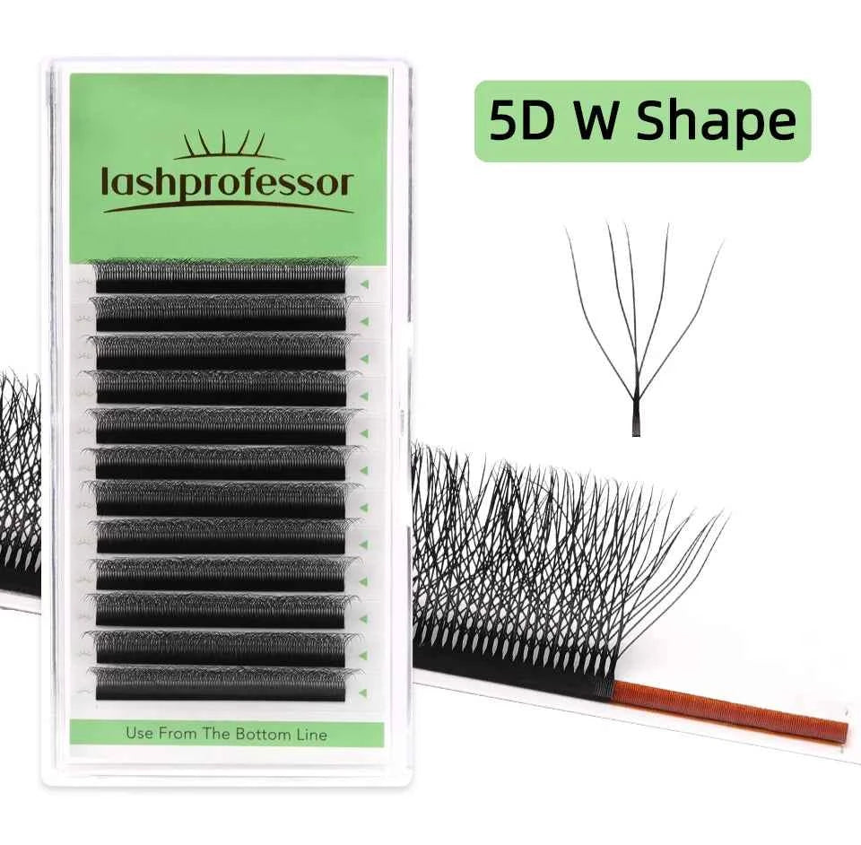 Lashprofessor 3D Spike Lashes - YY Shaped Faux Mink Premade Volume Fans for Luscious, Fairy-Like Eyes