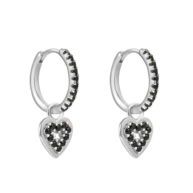 TIANDE Black Zircon Hoop Drop Earrings for Women Gold Plated Piercing Women's Dangle Earrings Set 2022 Fashion Jewelry Wholesale The jack market .AU The jack market .AU Jewellery & Chains $ 48 200001034:200025551#JQH0068-SS-5