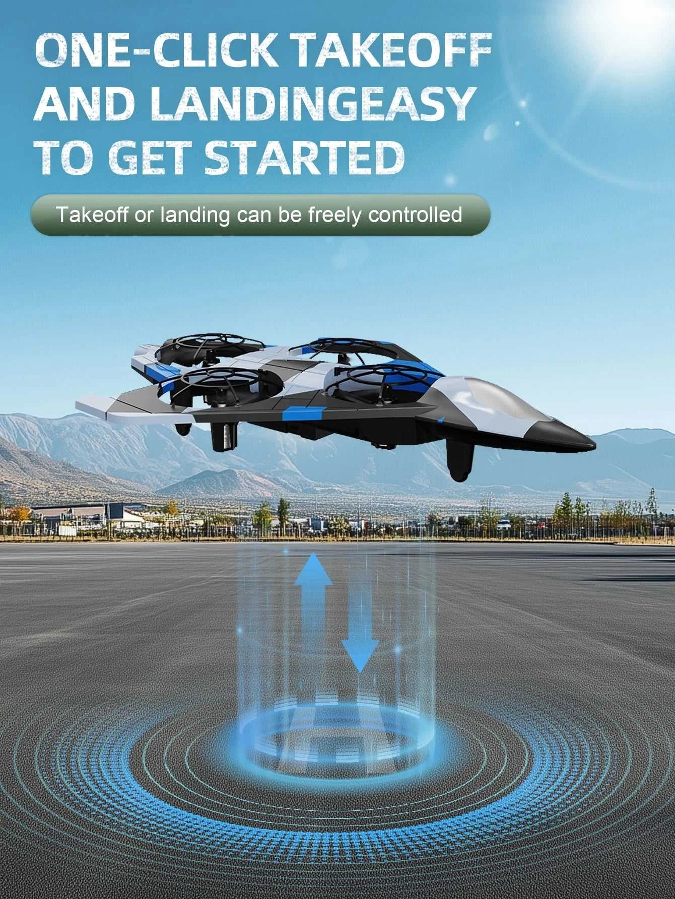 Quadcopter Remote Control Aircraft Drone Model Hovering Flight Fighter Fixed Height Rolling Stunt Toy Fall Resistant Kids Aldult The jack market .AU The jack market .AU Drones $ 70 14:29#E76 blue deone