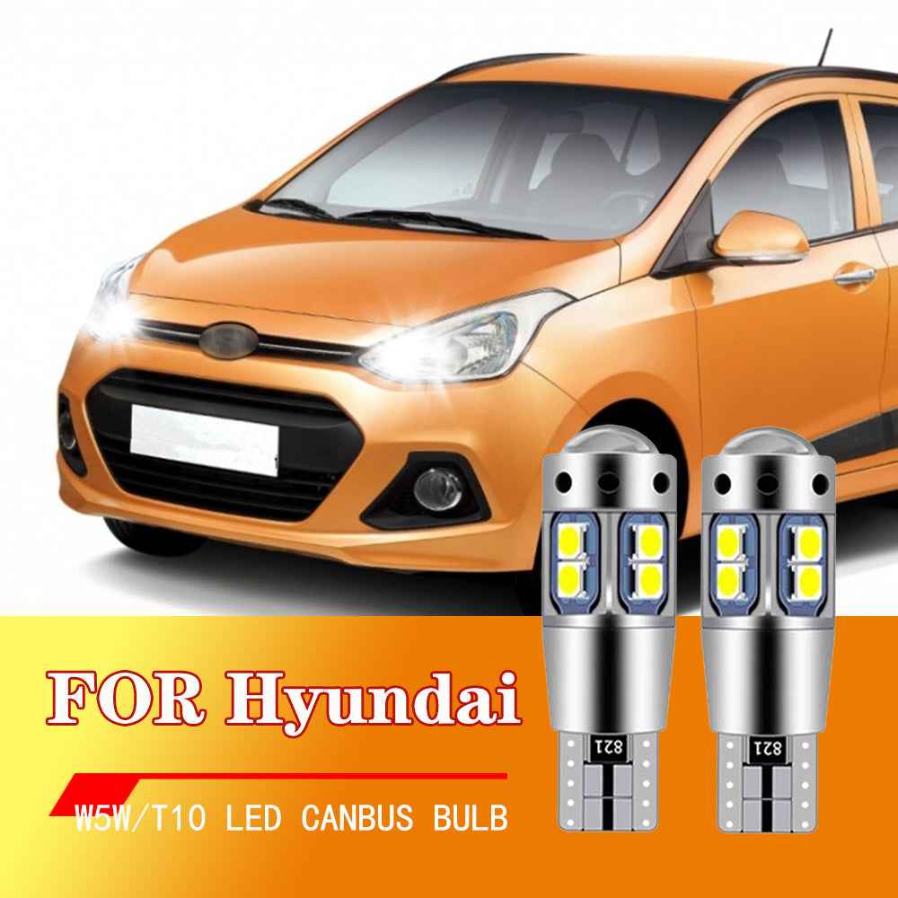 2PCS For Hyundai i10 i20 i30 ix20 ix35 2007-2018 2011 2012 2013 2014 2015 2016 LED Parking Light T10 W5W Clearance Lamp CANbus