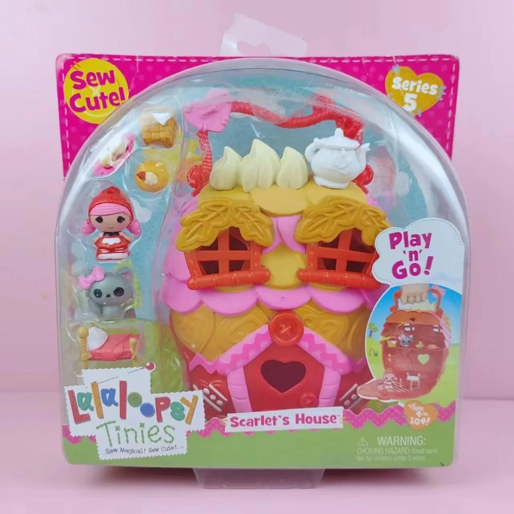 Lalaloopsy  Lele Angel thumb doll doll house scene children's toys