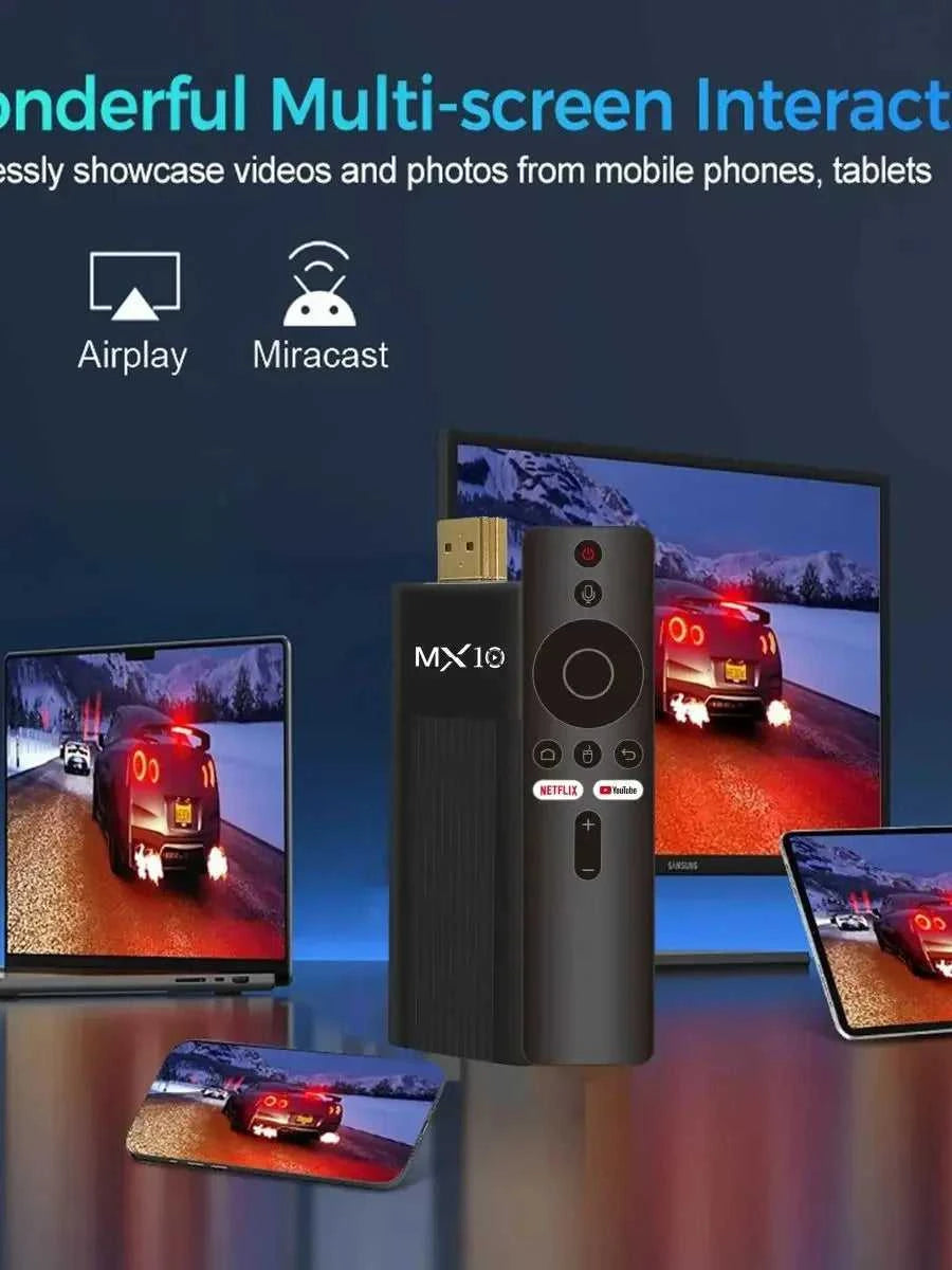 Ultra HD 4K Android TV Stick MX10-F3 Stick Mini Home TV Stick H313 Quad Core Support 2.4/5G Dual Wifi 2GB RAM 16GB ROM The jack market .AU The jack market .AU Home $ 83 14:193