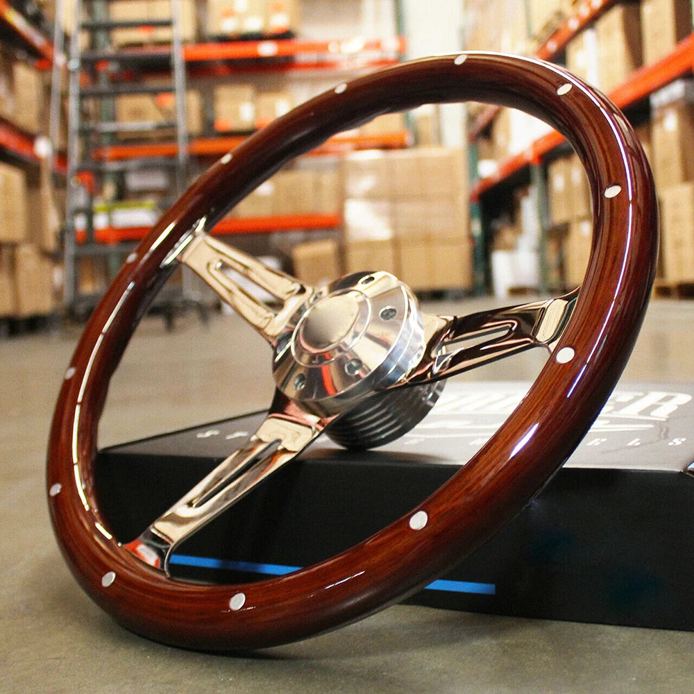 Auto Parts Universal Decorative personalized classic wood Car accessories car steering wheel for racing cars