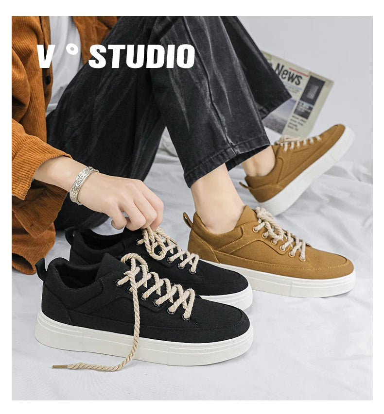 Men's shoes spring summer new styles men's niche design youth versatile casual shoes sports trendy shoes board shoes