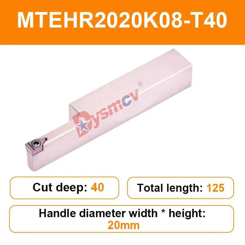 CNC Masters Premium Lathe Tool Holder | MTEHR MTEHL2525/2020/3232 | Deep Grooving & Large Cutting Precision