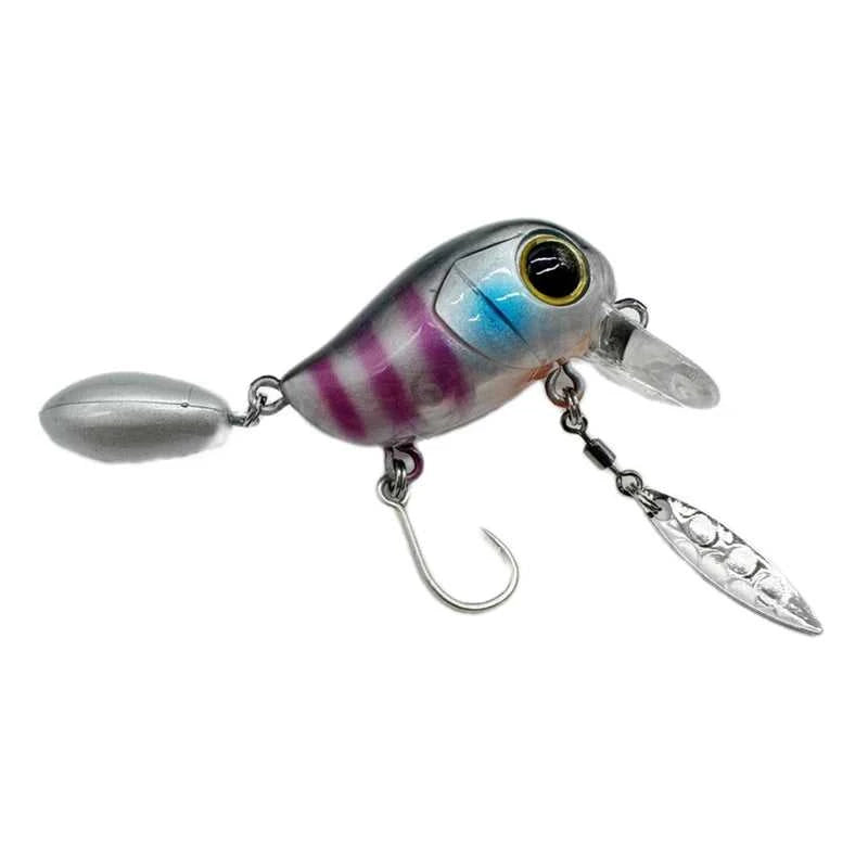 2g Micro Tappy Fishing Lures Crankbait Floating Wobblers Tongue Plate Fishing Spinners Spoon with Feather Rotates Bass Trout The jack market .AU The jack market .AU Fishing Gear $ 22 14:200006152#9;5:8022#2g