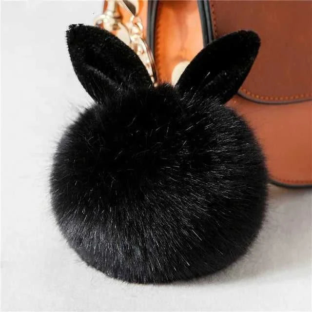 Furry Rabbit Ear Furry Ball Keychain Cute Rabbit Ear Plush Pendant Faux Fur Furry Rabbit Ear Bag Accessory Car Hanging Accessory The jack market .AU The jack market .AU Jewellery & Chains $ 47 14:1202#Brown