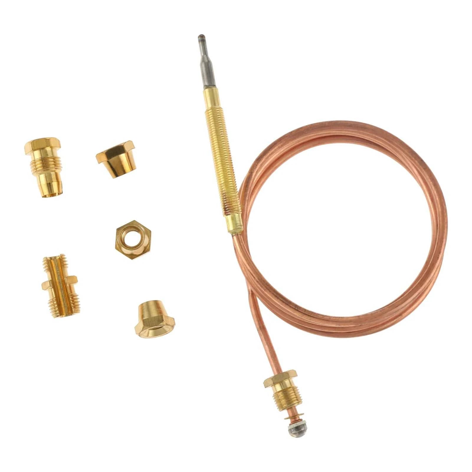 5pcs/kit Universal Gas Thermocouple Valve with Five Fixed Parts 60/90/150cm Gas Appliance for Oven Cooker Hot Water Boiler Grill The jack market .AU The jack market .AU Home $ 29 14:29#90cm