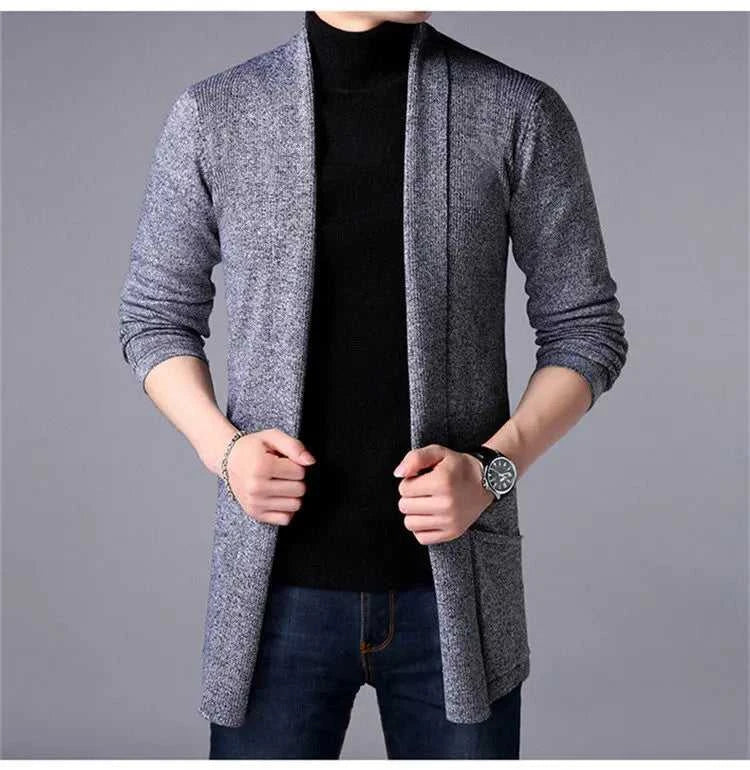 Men Cardigan Sweater Jacket 2024 Autumn New Men Slim Fit Long Knitted Cardigan Jacket Solid Color Casual Sweater Cardigan Jacket The jack market .AU The jack market .AU Men Fashion $ 49 14:200006151;5:4183#Asian M 47-55kg