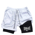 EVERLAST Men's Fashion Brand Shorts Summer Comfortable Quick Drying Sportswear Gym Jogging Training Men's Fitness 2 in 1 Shorts The jack market .AU The jack market .AU Men Fashion $ 35 14:29;5:361386