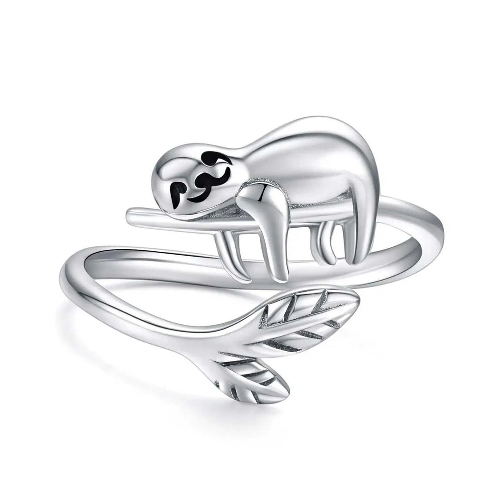Harong New Fashion Lifelike Cute Sloth Ring Size Adjustable Animal Rings for Girl Women Men Party Jewelry Accessories Gift The jack market .AU The jack market .AU Jewellery & Chains $ 51 200000369:3434;200000783:29#1pcs