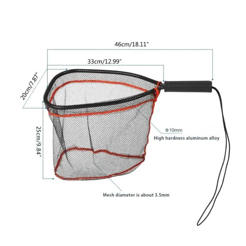 Floating Fishing Net for Salmon, Fly, Kayak, Catfish, Bass, Trout Fishing, Rubber Coated Landing Net The jack market .AU The jack market .AU Fishing Gear $ 37 <none>