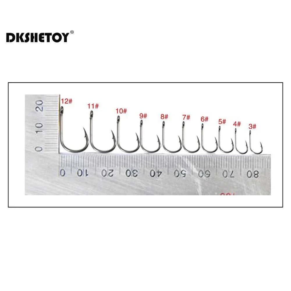 100-1000pcs Fish Hooks with barbed fishhook For Bait With Plastic Box Kit For Saltwater Freshwater fishing tools The jack market .AU The jack market .AU Fishing Gear $ 22 14:193#100pcs