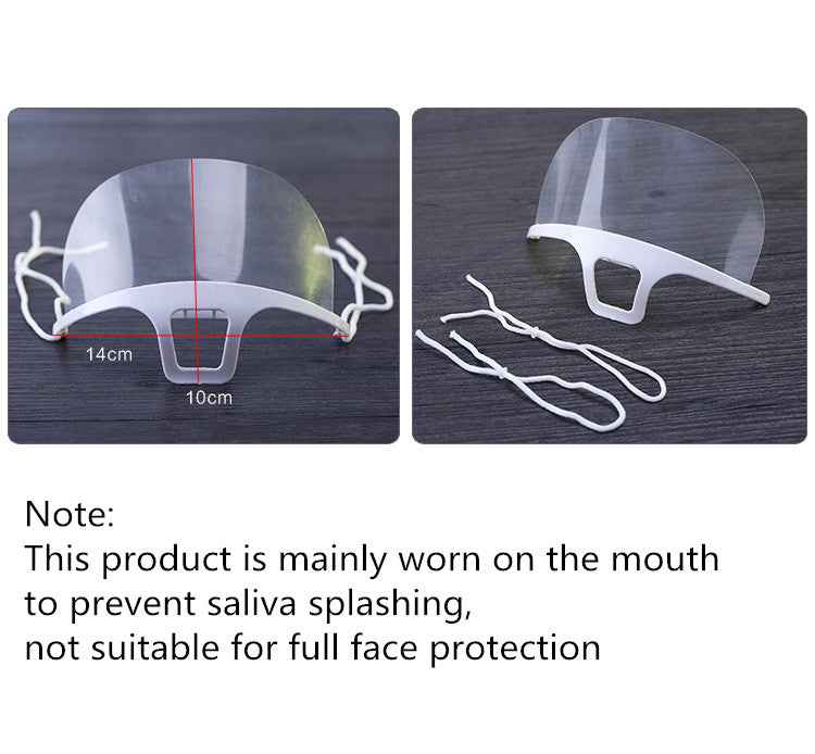 ClearMask Pro - Anti-Fog Transparent Face Shield for Permanent Makeup & Dental Professionals