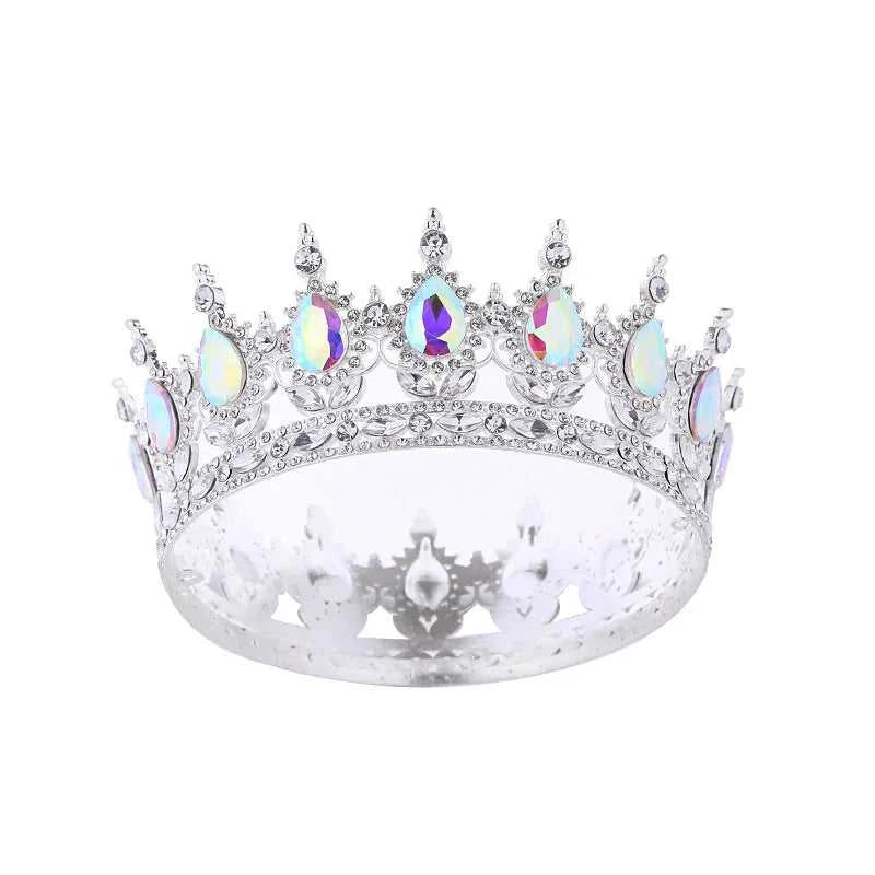 Wholesale Gold Crystal Headdress Prom Pageant Full Round Circle King Crowns For Cake Decoration The jack market .AU The jack market .AU Jewellery & Chains $ 65 200001033:200025551#C21;351:200001569