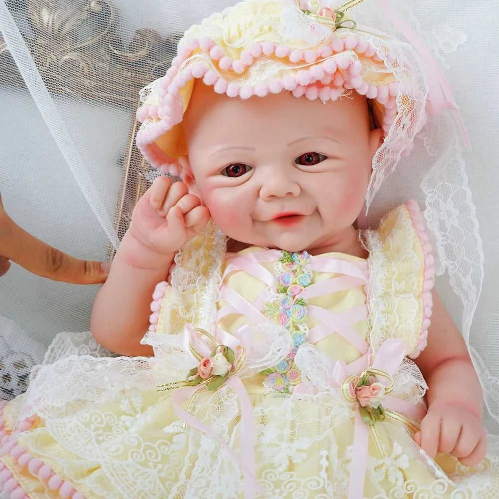 Weighted Baby Girl 16.93" Lifelike Full Body Silicone Reborn Dolls Soft Handmade Newborn Dolls for Collector Gift The jack market .AU The jack market .AU Little Wonders $ 161 200007763:201336106