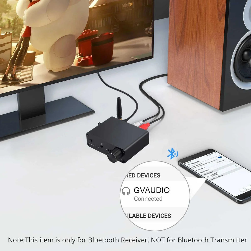 192k Bluetooth-compatible DAC Converter with Headphone Amp Digital To Analog Converter 3.5mm Audio Adapter Support AAC HomeAudio The jack market .AU The jack market .AU Accessories Electronics $ 86 14:29#EU Plug 5V1A;200007763:201336100