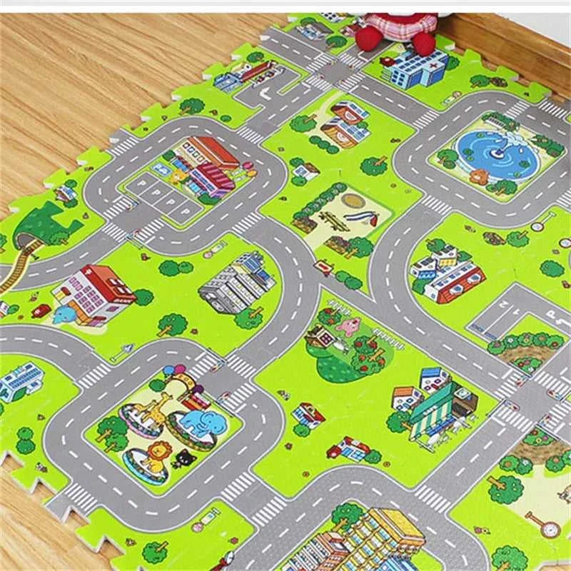 Baby Play Mat 9pcs/lot Kids Carpet Playmat Children Rug Soft Floor Toys Road Traffic Soft Floor Home Decor EVA Kids Foam Puzzles The jack market .AU The jack market .AU Mum & Kids: Essential Products for Every Family $ 43 14:29#1 set