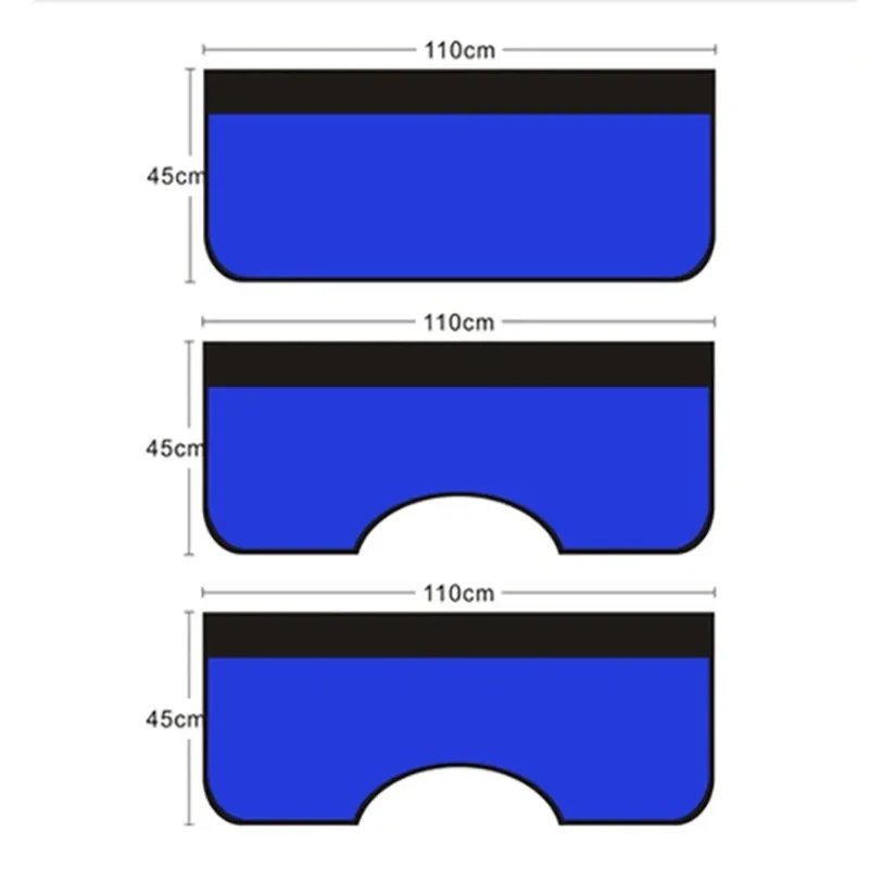 3 pieces of universal magnetic fender cover foldable protector mechanical work mat auto repair mat