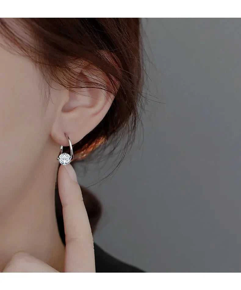925 Sterling Silver Zircon Hoop Earrings Simple Temperament Exquisite Hot Semale Sexy Jewelry Gift The jack market .AU The jack market .AU Jewellery & Chains $ 54 200000226:347#gold
