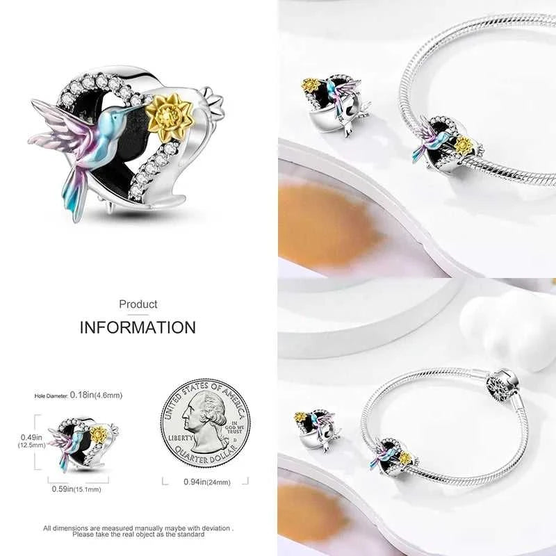 925 sterling silver owl flamingo woodpecker feather charms fit original bracelet charm bead necklace Diy female jewelry The jack market .AU The jack market .AU Jewellery & Chains $ 50 200000226:202006807#SMC6222