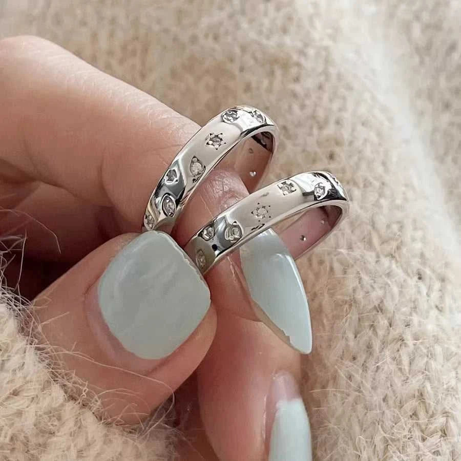 925 Sterling Silver Rings for Women Couple Minimalist Handmade Simple Narrow Zircon Ring Fine Jewelry Gift Prevent Allergy The jack market .AU The jack market .AU Jewellery & Chains $ 47 200000226:29#as picture;200000369:200001539
