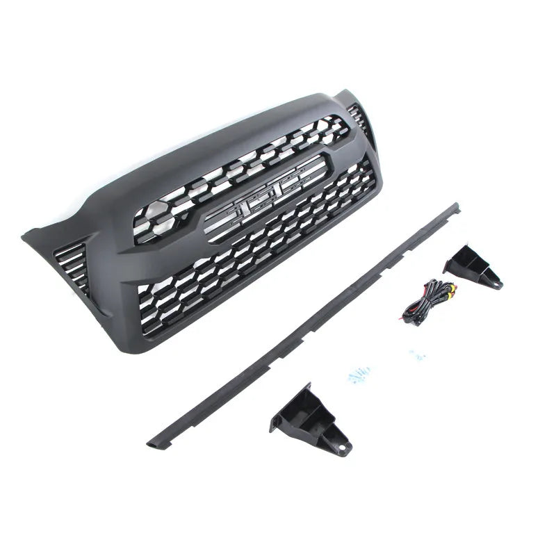 Pickup Truck Auto Parts Body Kits Offroad Part ABS Plastic Black Front Bumper Grill Parilla Para Fit For Tacoma 2005-2011