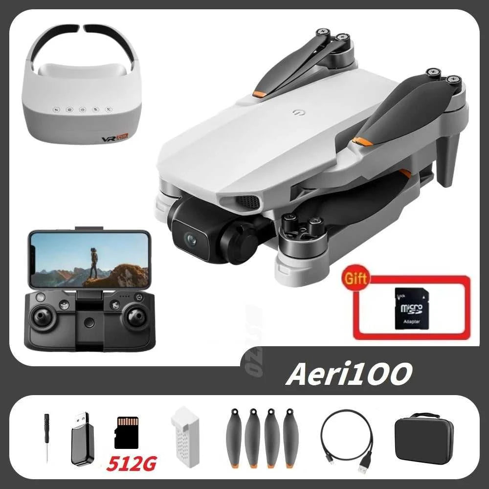New Aeri100 Mini Drone Professional HD Dual Camera WI-FI FPV UAV VR RC Brushless Fold Aerial Photography Quadcopter Airplane Toy The jack market .AU The jack market .AU $ 137 14:350850#Aeri100-VR-RC-512G