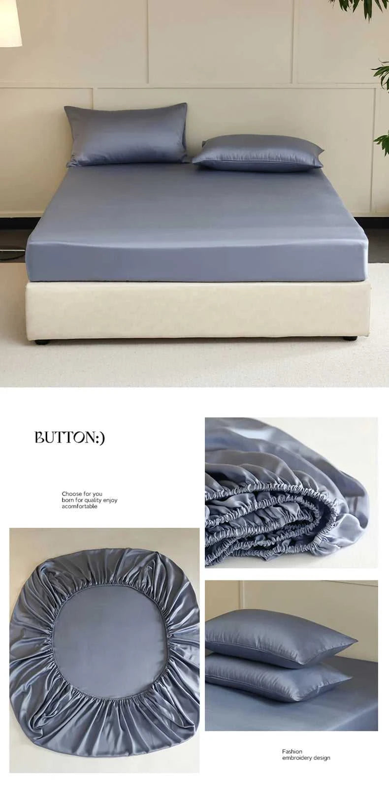 Natural Mulberry Silk Fitted Sheet Pure Silk Mattress Cover for Single Double King Queen Size Bedding High End Luxury Bed Cover The jack market .AU The jack market .AU Home $ 72 14:200002984#Latte Brown;5:200013267#90x200x30cm