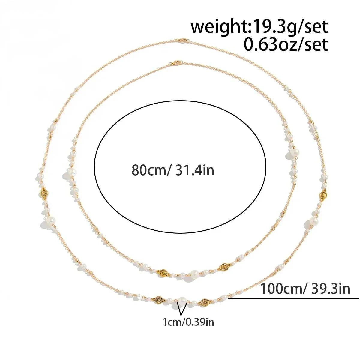Stackable Double Layered Flower Beaded Chains Necklaces for Women Bohemian Ethnic Style Glass Beaded Sweater Chain Jewelry The jack market .AU The jack market .AU Jewellery & Chains $ 55 200001034:200003759#XL1113-S