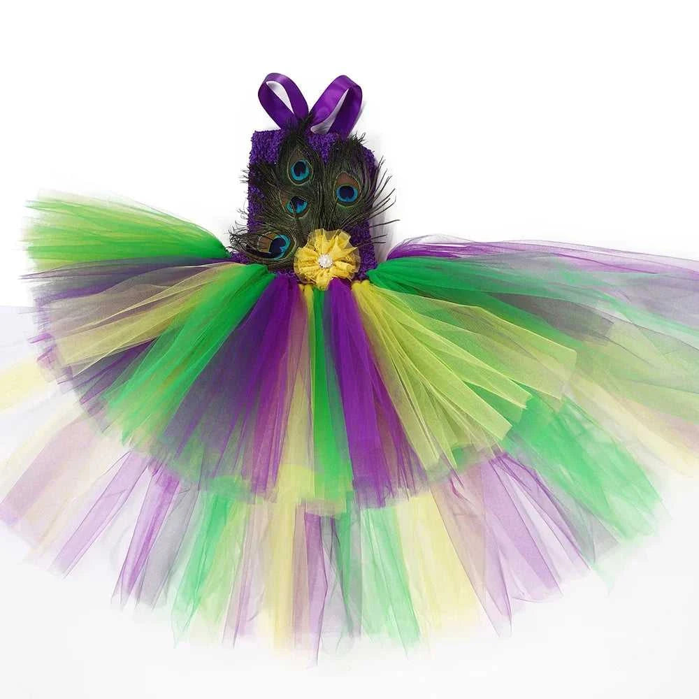 Girls Peacock Costume Kids High Low Flower Feathers Tulle Princess Tutu Dress Girls Halloween Mardi Gras Pageant Party Dresses The jack market .AU The jack market .AU Mum & Kids: Essential Products for Every Family $ 44 14:200003699#Dress and headband;200000463:200661896