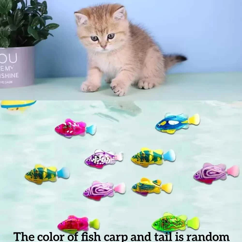 Cat Toys LED Inductive Interactive Swimming Robot Fish Toy Glowing Electric Fishs Stimulate Kitten Hunting Instinct Pet Fish toy The jack market .AU The jack market .AU Fishing Gear $ 23 14:29#Fish A