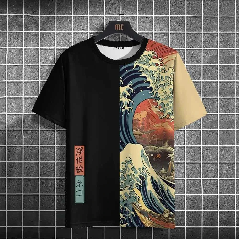 2024 T Shirt Men Japanese Samurai Cat 3d Printed T Shirts For Casual Fashion Funny Shirt Top Tee Men Clothing The jack market .AU The jack market .AU Men Fashion $ 26 14:193#P2TGL23FD;5:4183