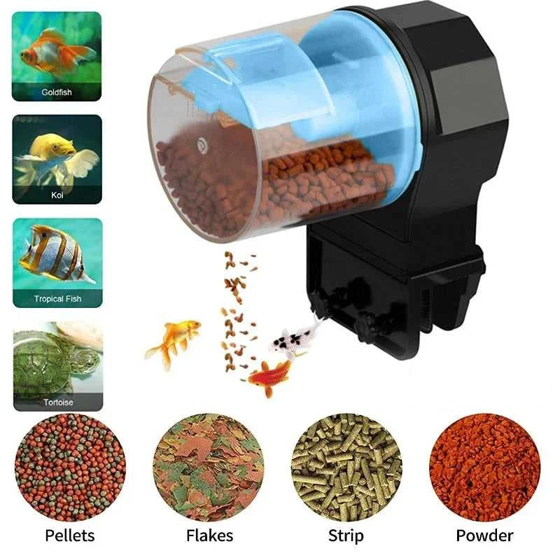 Fish Tank Automatic Feeder Intelligent Timing Automatic Feeder Aquarium Automatic Feeder Large Capacity Fish Feeder fish feeder The jack market .AU The jack market .AU Fishing Gear $ 38 14:366