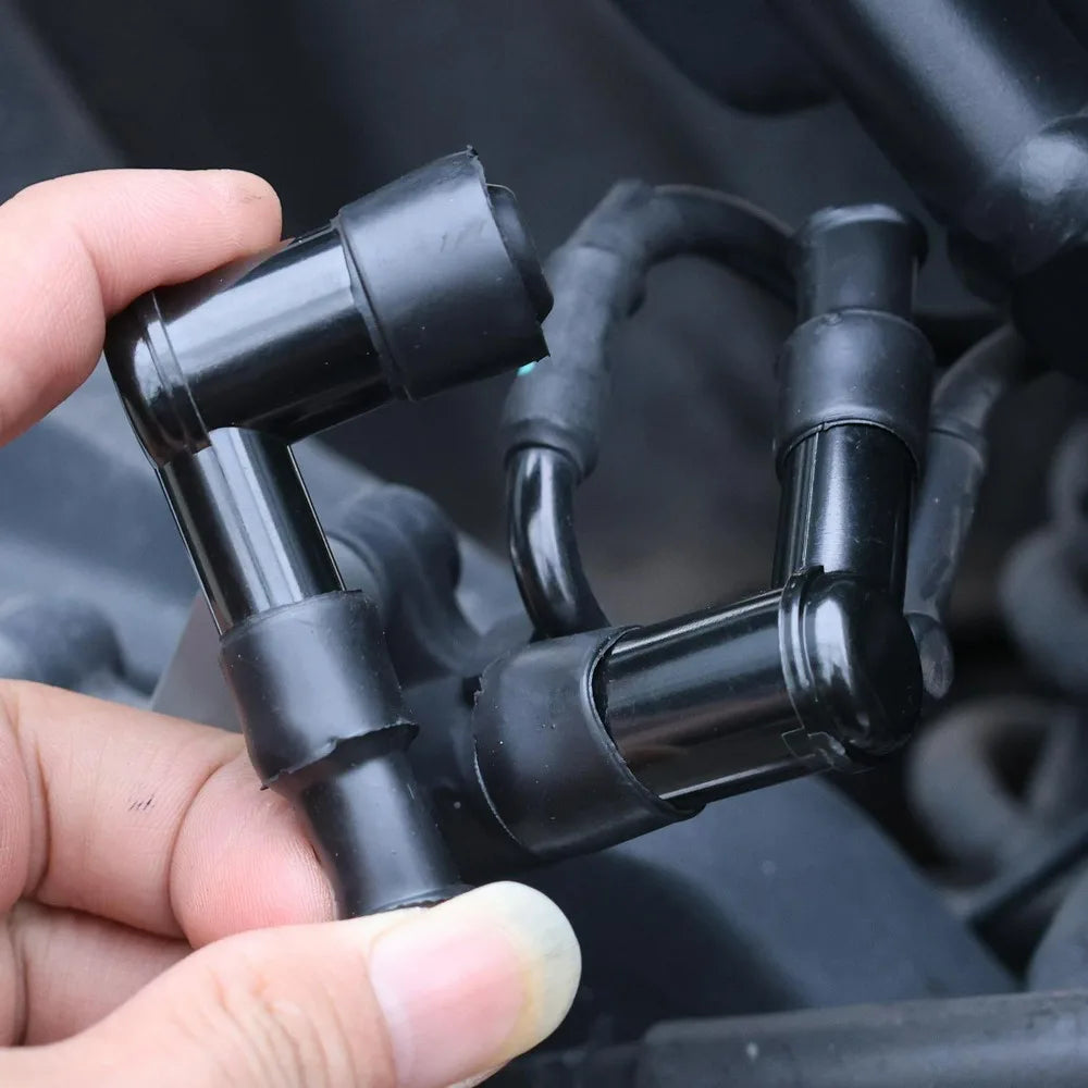 Universal Spark Plug Cap Ignition Coil Rubber Boot Resistor Cover Replacement for Scooter ATV Dirt E-Bike Motocross Repair Parts