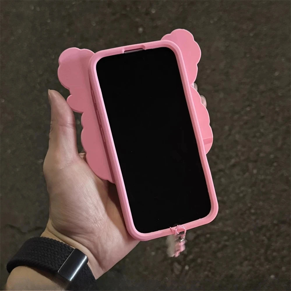Cute 3d Tamagotchi Phone Case Suitable For Iphone 16 Promax Iphone 15 Cute Mametchi Lovelitchisilicone Phone Case